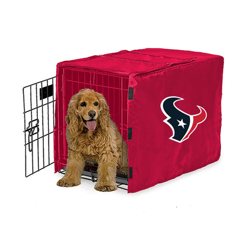 Houston Texans NFL Dog Cage Cover Pet Crate Kennel Protector Printed