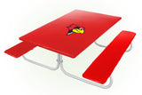 Illinois State Redbirds NCAAB Picnic Table Bench Chair Set Outdoor Cover