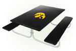 Iowa Hawkeyes NCAAB Picnic Table Bench Chair Set Outdoor Cover