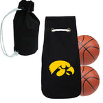 Iowa Hawkeyes NCAAB Basket Ball Basketball Carry Bag Backpack