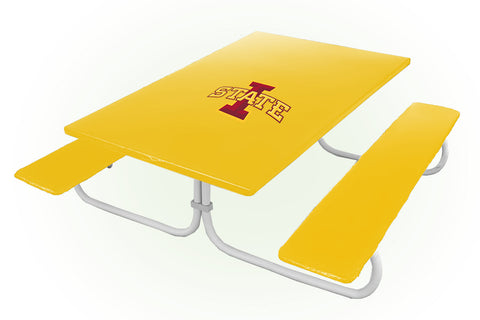 Iowa State Cyclones NCAAB Picnic Table Bench Chair Set Outdoor Cover