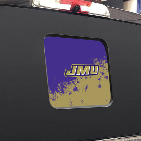 James Madison Dukes NCAA Rear Back Middle Window Vinyl Decal Stickers Fits Dodge Ram GMC Chevy Tacoma Ford