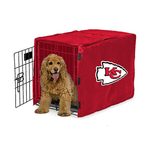 Kansas City Chiefs NFL Dog Cage Cover Pet Crate Kennel Protector Printed