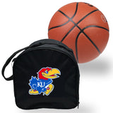 Kansas Jayhawks NCAAB Basket Ball Basketball Carry Bag Backpack