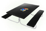 Kansas Jayhawks NCAAB Picnic Table Bench Chair Set Outdoor Cover