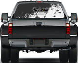 LIU Sharks NCAA Truck SUV Decals Paste Film Stickers Rear Window