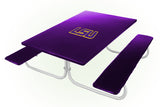 LSU Tigers NCAAB Picnic Table Bench Chair Set Outdoor Cover