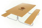 Lehigh Mountain Hawks NCAAB Picnic Table Bench Chair Set Outdoor Cover