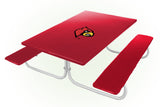 Louisville Cardinals NCAAB Picnic Table Bench Chair Set Outdoor Cover