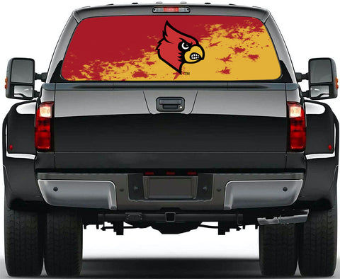 Louisville Cardinals NCAA Truck SUV Decals Paste Film Stickers Rear Window