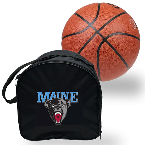 Maine Black Bears NCAAB Basket Ball Basketball Carry Bag Backpack