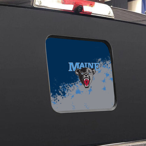 Maine Black Bears NCAA Rear Back Middle Window Vinyl Decal Stickers Fits Dodge Ram GMC Chevy Tacoma Ford