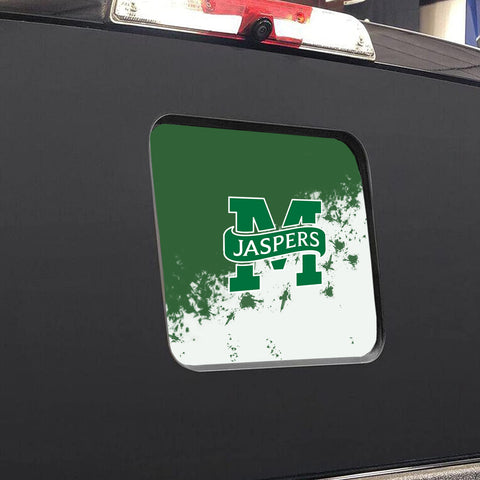 Manhattan Jaspers NCAA Rear Back Middle Window Vinyl Decal Stickers Fits Dodge Ram GMC Chevy Tacoma Ford