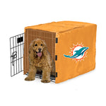 Miami Dolphins NFL Dog Cage Cover Pet Crate Kennel Protector Printed