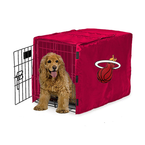 Miami Heat NBA Dog Cage Cover Pet Crate Kennel Protector Printed