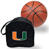 Miami (FL) Hurricanes NCAAB Basket Ball Basketball Carry Bag Backpack