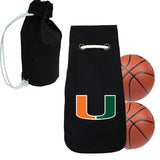 Miami (FL) Hurricanes NCAAB Basket Ball Basketball Carry Bag Backpack