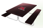 Miami (OH) RedHawks NCAAB Picnic Table Bench Chair Set Outdoor Cover