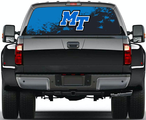 Middle Tennessee Blue Raiders NCAA Truck SUV Decals Paste Film Stickers Rear Window