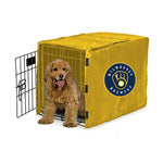 Milwaukee Brewers MLB Dog Cage Cover Pet Crate Kennel Protector Printed