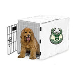 Milwaukee Bucks NBA Dog Cage Cover Pet Crate Kennel Protector Printed