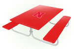 Nebraska Cornhuskers NCAAB Picnic Table Bench Chair Set Outdoor Cover