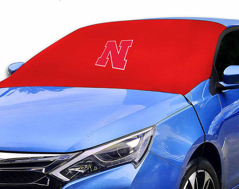 Nebraska Cornhuskers NCAA Car SUV Front Windshield Sun Snow Cover