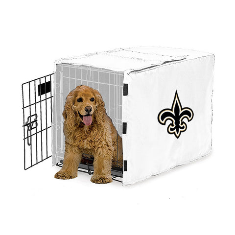 New Orleans Saints NFL Dog Cage Cover Pet Crate Kennel Protector Printed