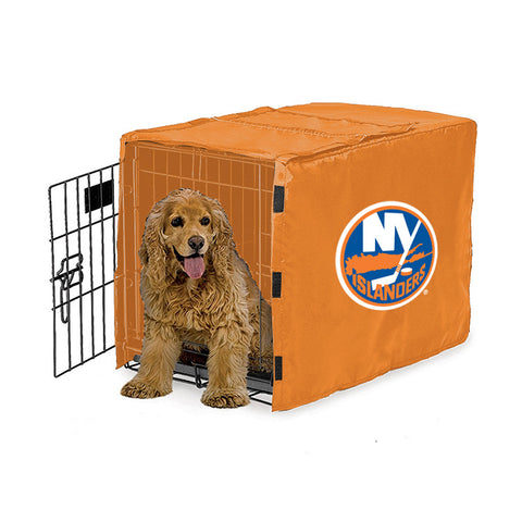 New York Islanders NHL Dog Cage Cover Pet Crate Kennel Protector Printed