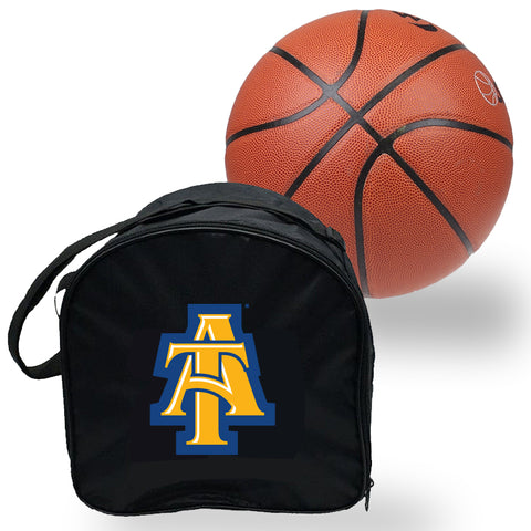 North Carolina A&T Aggies NCAAB Basket Ball Basketball Carry Bag Backpack