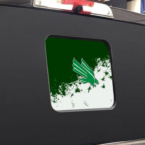 North Texas Mean Green NCAA Rear Back Middle Window Vinyl Decal Stickers Fits Dodge Ram GMC Chevy Tacoma Ford