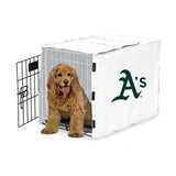 Oakland Athletics MLB Dog Cage Cover Pet Crate Kennel Protector Printed