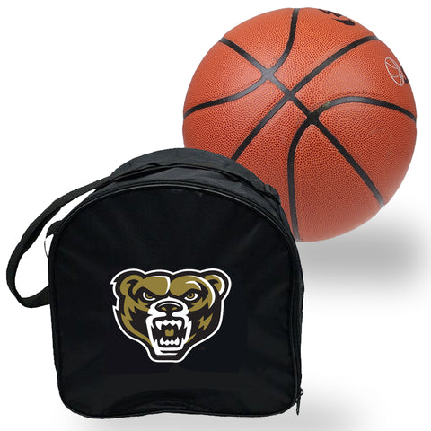 Oakland Golden Grizzlies NCAAB Basket Ball Basketball Carry Bag Backpack