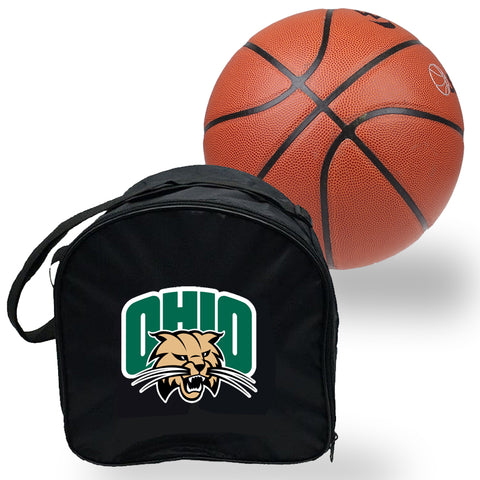 Ohio Bobcats NCAAB Basket Ball Basketball Carry Bag Backpack