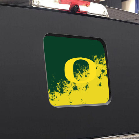 Oregon Ducks NCAA Rear Back Middle Window Vinyl Decal Stickers Fits Dodge Ram GMC Chevy Tacoma Ford