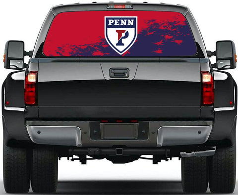 Penn Quakers NCAA Truck SUV Decals Paste Film Stickers Rear Window