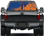 Pepperdine Waves NCAA Truck SUV Decals Paste Film Stickers Rear Window