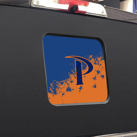 Pepperdine Waves NCAA Rear Back Middle Window Vinyl Decal Stickers Fits Dodge Ram GMC Chevy Tacoma Ford