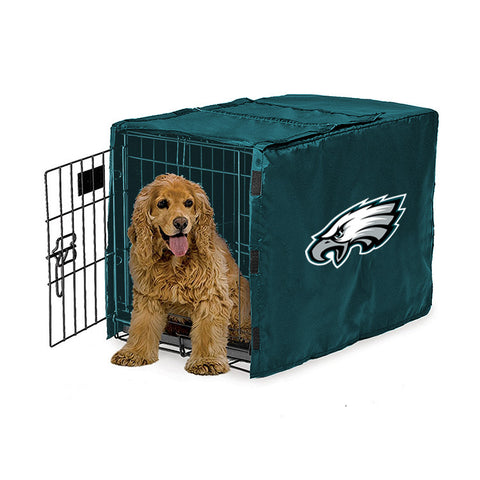 Philadelphia Eagles NFL Dog Cage Cover Pet Crate Kennel Protector Printed