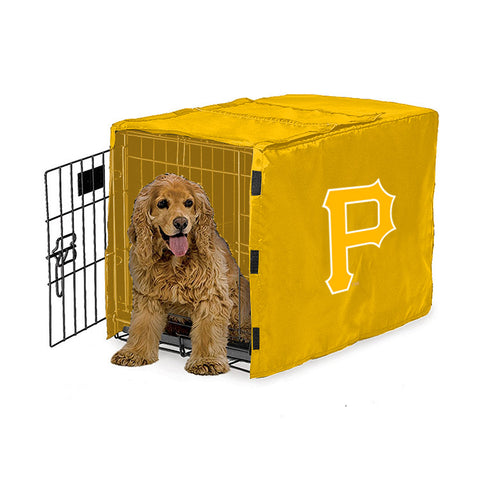 Pittsburgh Pirates MLB Dog Cage Cover Pet Crate Kennel Protector Printed