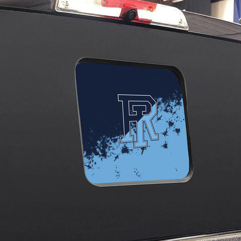 Rhode Island Rams NCAA Rear Back Middle Window Vinyl Decal Stickers Fits Dodge Ram GMC Chevy Tacoma Ford