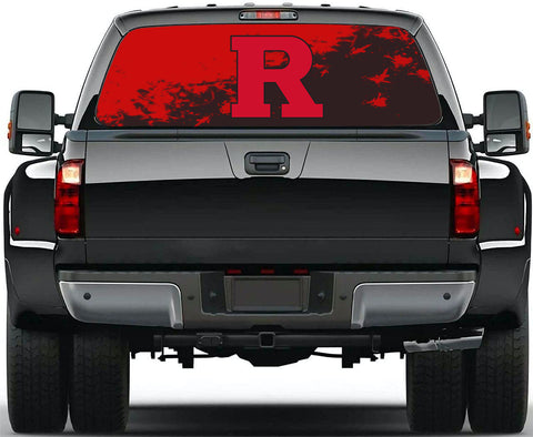 Rutgers Scarlet Knights NCAA Truck SUV Decals Paste Film Stickers Rear Window