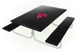 SMU Mustangs NCAAB Picnic Table Bench Chair Set Outdoor Cover