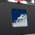 Samford Bulldogs NCAA Rear Back Middle Window Vinyl Decal Stickers Fits Dodge Ram GMC Chevy Tacoma Ford