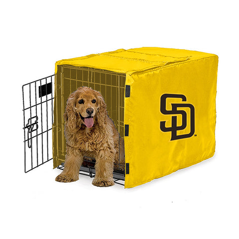 San Diego Padres MLB Dog Cage Cover Pet Crate Kennel Protector Printed