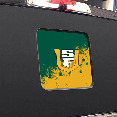 San Francisco Dons NCAA Rear Back Middle Window Vinyl Decal Stickers Fits Dodge Ram GMC Chevy Tacoma Ford