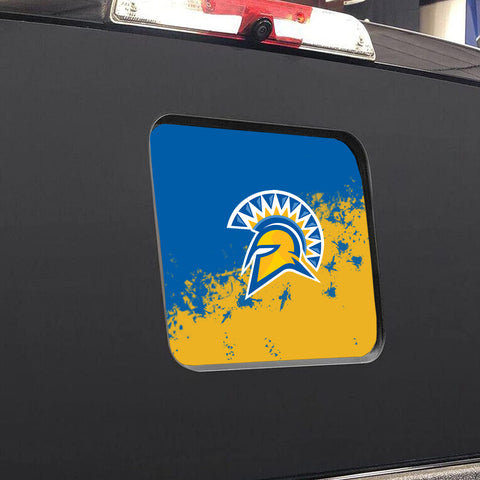 San Jose State Spartans NCAA Rear Back Middle Window Vinyl Decal Stickers Fits Dodge Ram GMC Chevy Tacoma Ford