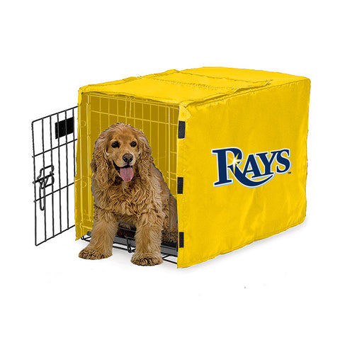 Tampa Bay Rays MLB Dog Cage Cover Pet Crate Kennel Protector Printed