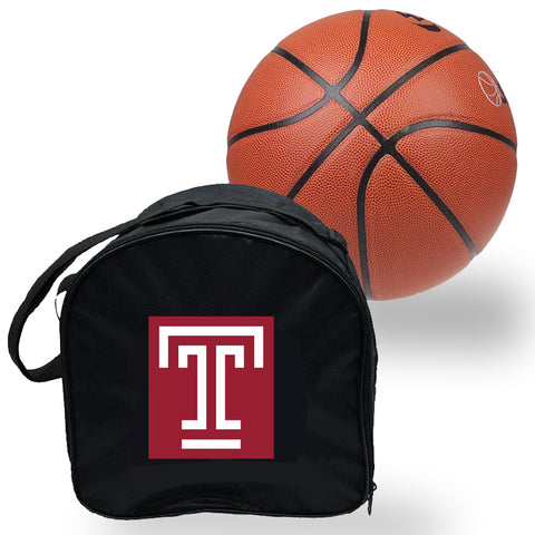 Temple Owls NCAAB Basket Ball Basketball Carry Bag Backpack