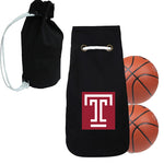 Temple Owls NCAAB Basket Ball Basketball Carry Bag Backpack